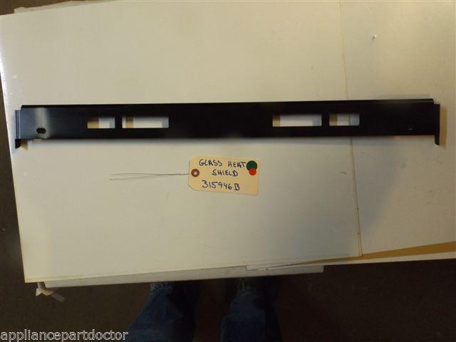 AMANA STOVE 315946B Assy, Glass Heat Shield used AMANA STOVE 315946B Assy, Glass Heat Shield used